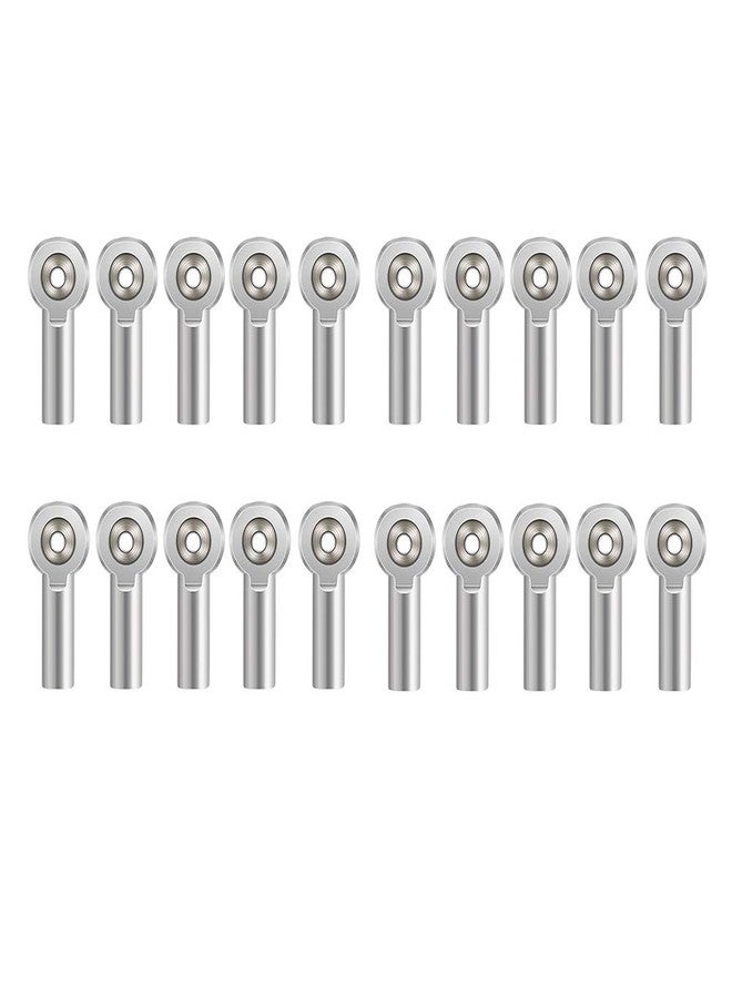 QUE-T M4 Metal Link Rod End Ball for 1/10 RC Crawler Car SCX10II 90046 D90 CC01 Trx4 (Pack of 20) - Image 1